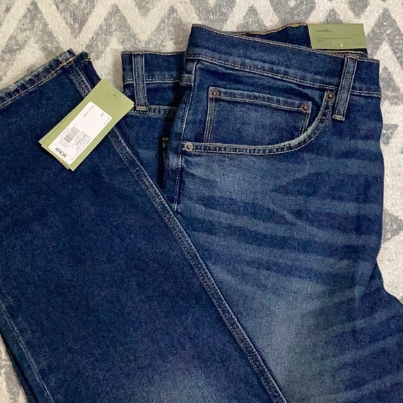GoodFellow CoolMax All Season Big & Tall SlimStraight Distressed Jeans 40/36 - Picture 2 of 9